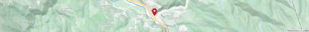 Kartendarstellung des Standorts für Pillerseeapotheke Fieberbrunn in 6391 Fieberbrunn
